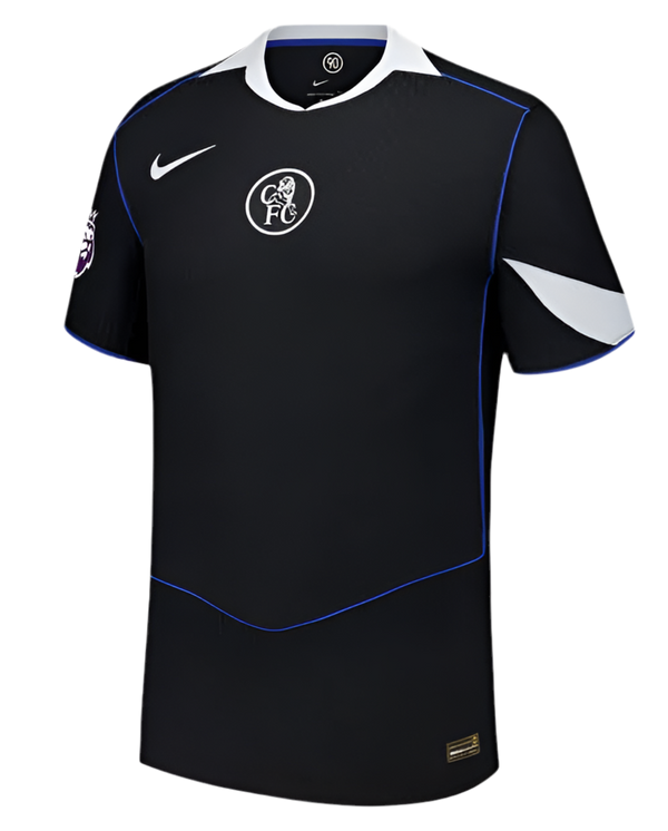 Camisa Chelsea Third 25/26 Total 90 Preta (Pré Venda)