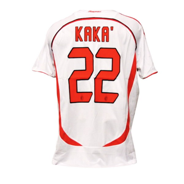 Camisa Milan "KAKÁ 22" 2006/07 Retrô UEFA Champions League