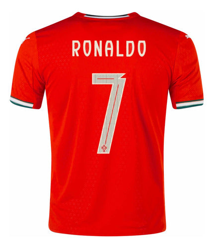 Camisa Puma Portugal Home 2025 C. Ronaldo 7 Torcedor