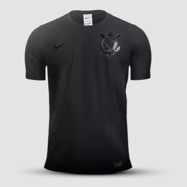 Camisa Corinthians Toda Preta Versão Jogador 2024 (All Black) Nike Masculina - Lançamento