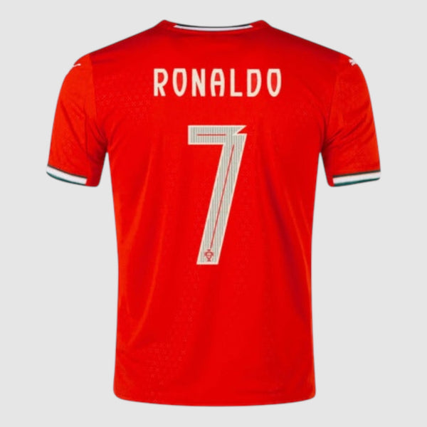 Camisa Puma Portugal Home 2025 C. Ronaldo 7 Torcedor