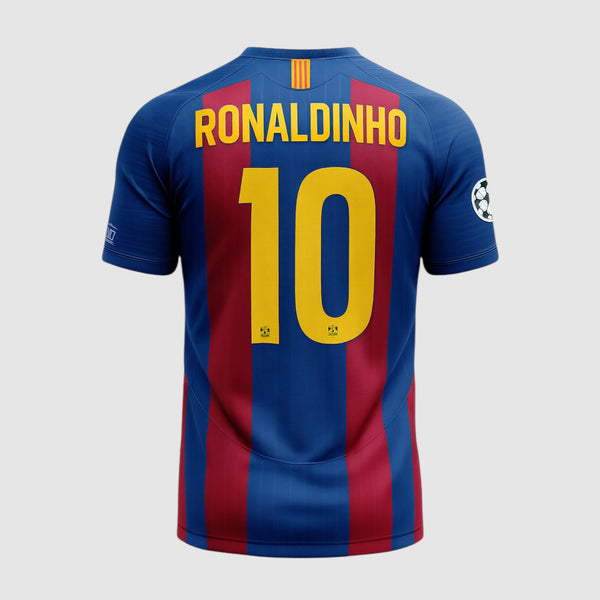 Camisa Barcelona 2005/06 RONALDINHO #10