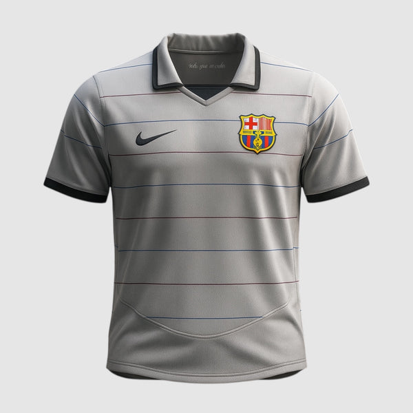 Camisa Barcelona 2003/04 Cinza Nike