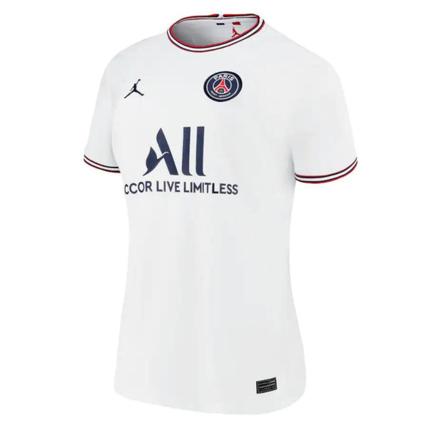 Camisa Paris Saint Germain - PSG Fourth 21/22 Torcedor Nike Feminina - Branco